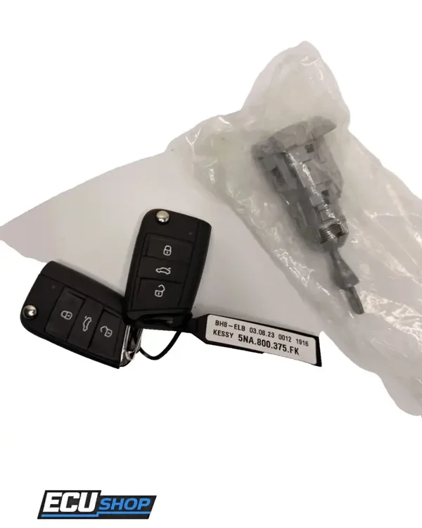 Kit Clé Volkswagen KESSY KEYS– Réf 5NA800375FK  – NEUF