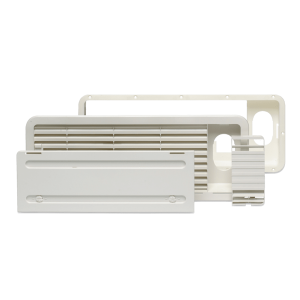 Griglia di ventilazione superiore, bianca, una porta, LS100 Dometic.