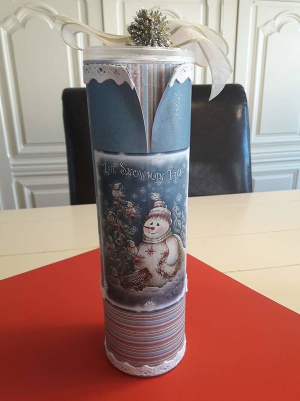 Geschenk bus met 5 kaarsen (Feestdagen)