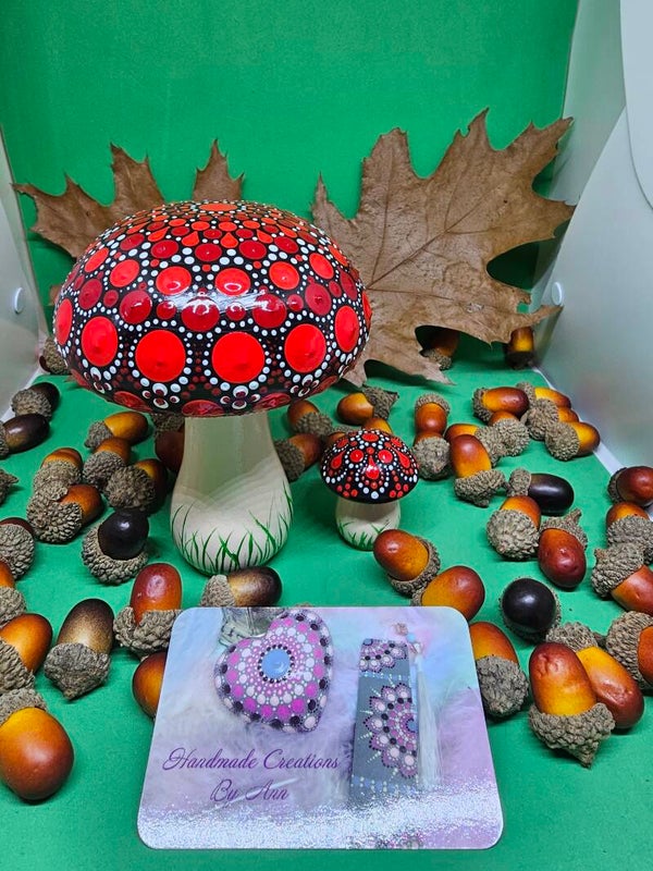 Herfst/Kerst paddenstoeltjes