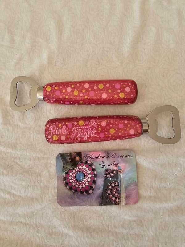 Flessenopener deze zijn ontworpen voor PinkFlight . Kunnen altijd in andere varianten besteld worden .