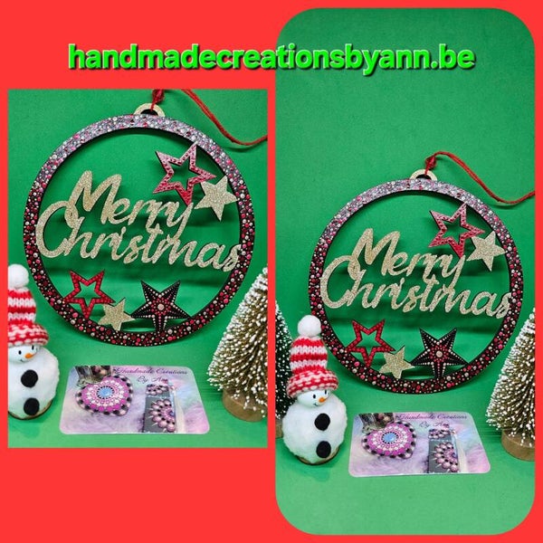 Houten Kerst hangertjes