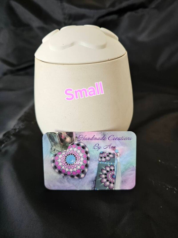 Urne (Small) voor een klein huisdier . (er kan +- 243gr in)