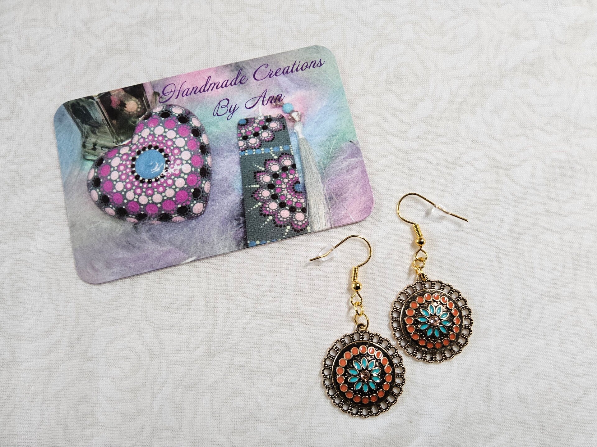 Uniek setje oorbellen .