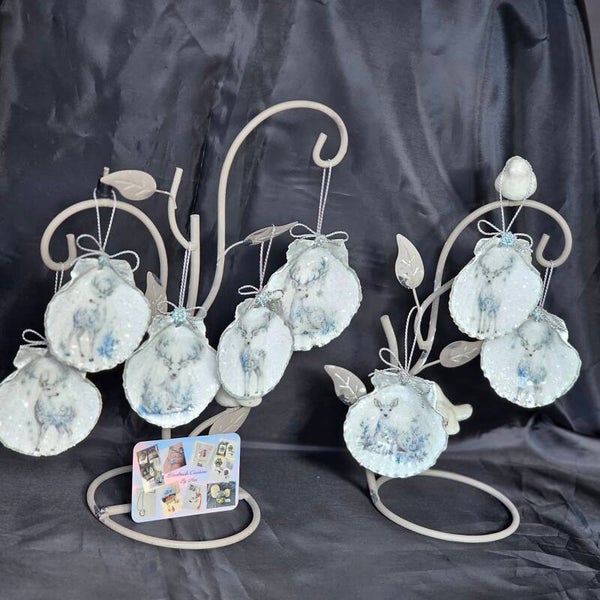 Unieke Kerstboom hangers 8 stuks