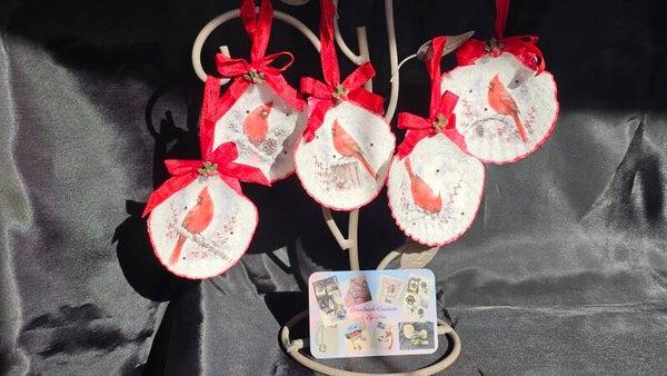 Unieke Kerstboom hangers 5 stuks