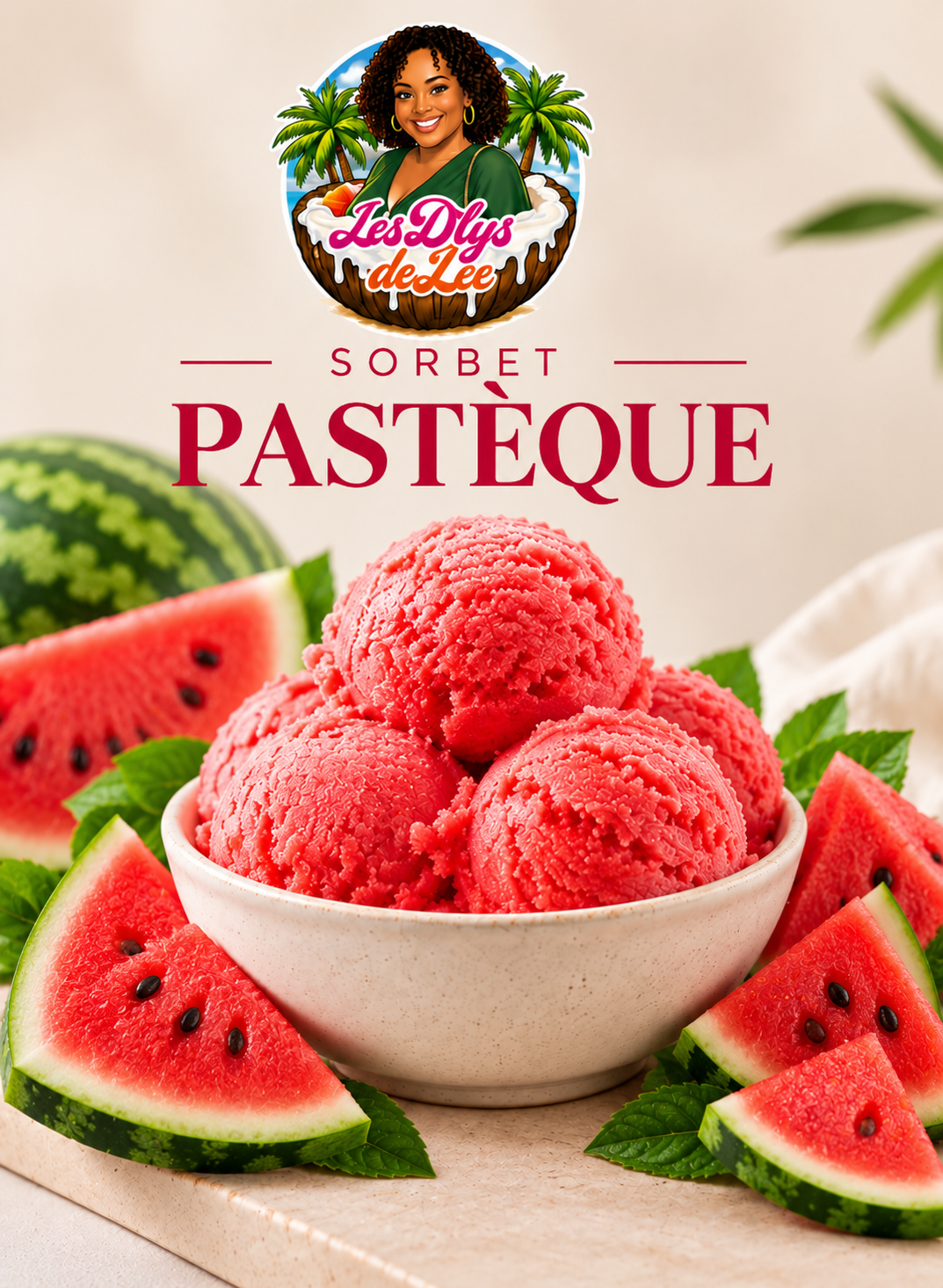 Sorbet  Pastèque (l'unité)