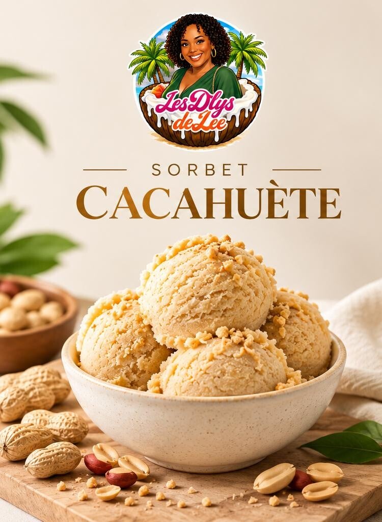Sorbet Cacahuètes (lot de 5 pots)