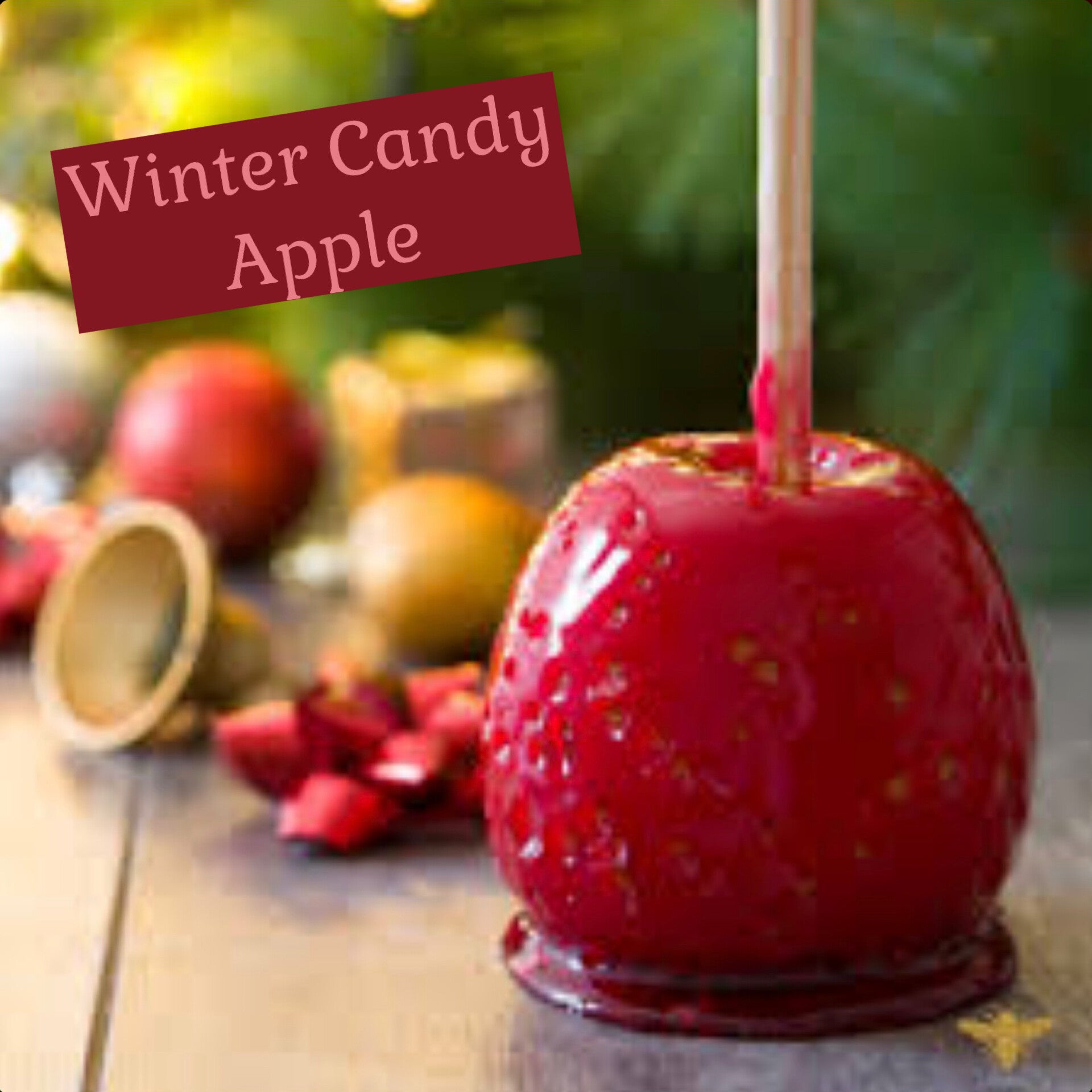 Winter Candy Apple Bar