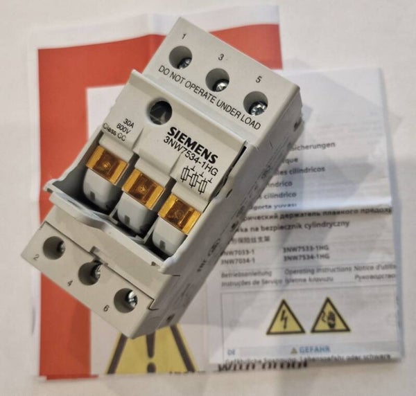 01_00196 Siemens 3NW7534-1HG Sicherungshalter 30A 600V
