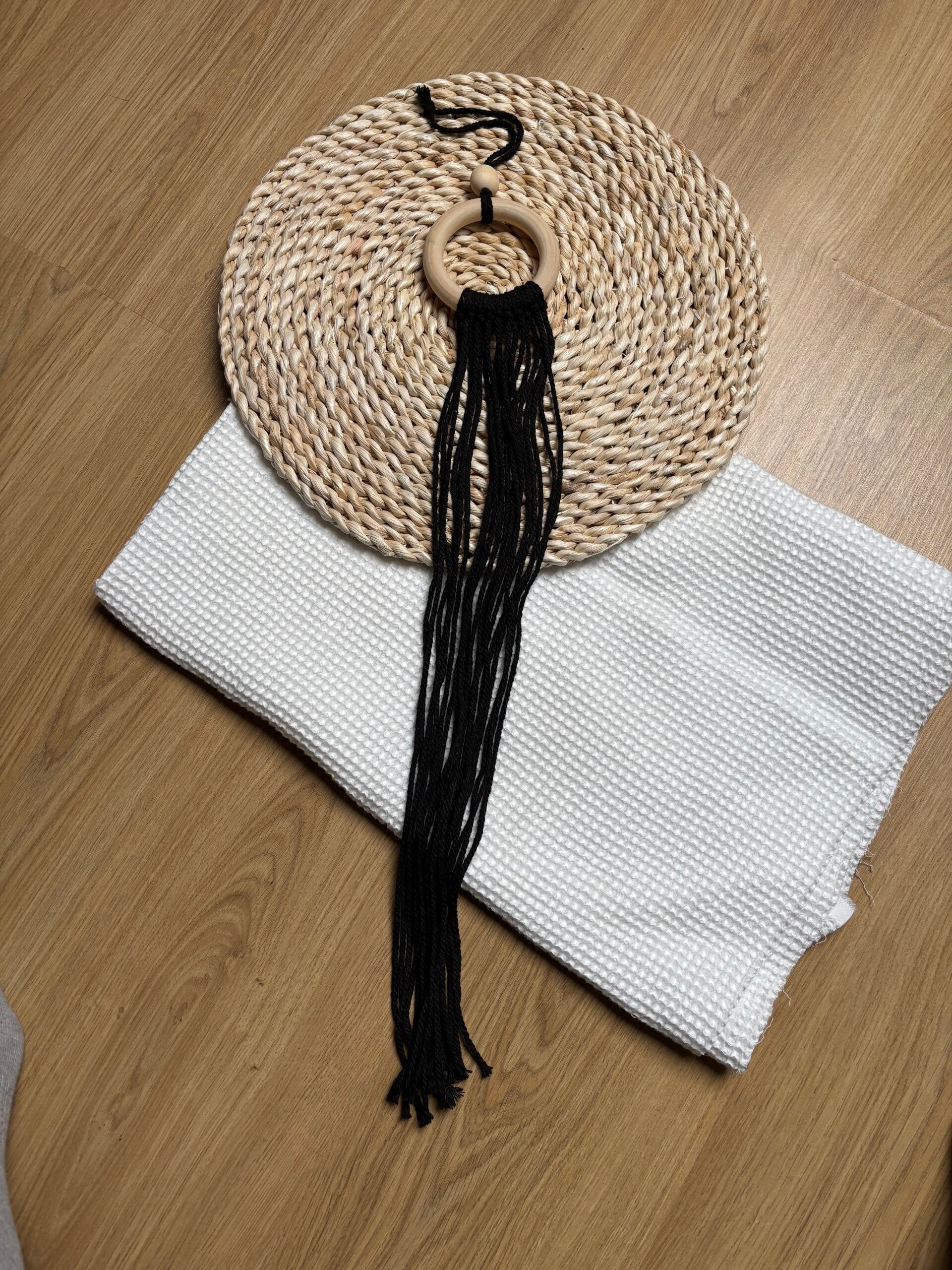 Knipjes opberghanger Zwart