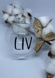 Kerst | Doorzichtige kerstbal