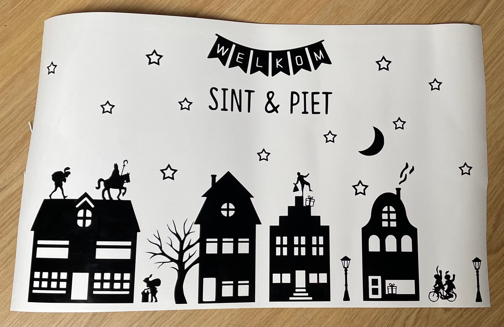 Sinterklaas | Statische raamsticker
