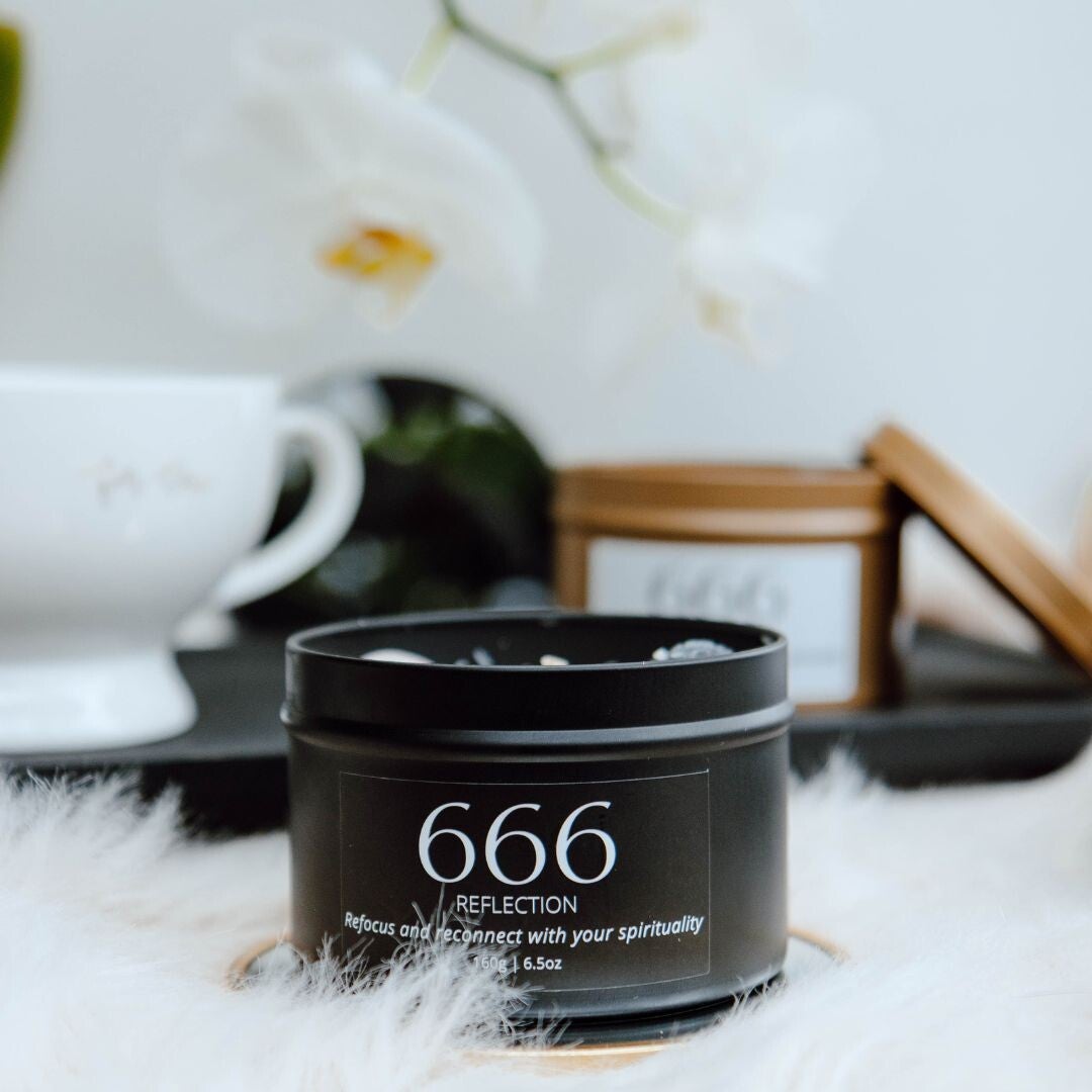 Black manifest candle 666