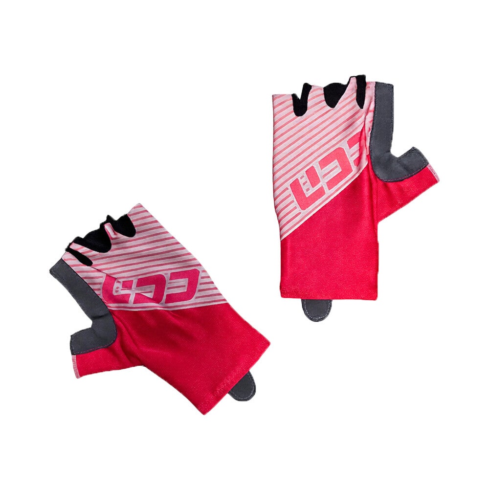 Aero Cycling Gloves Pink & White - size S