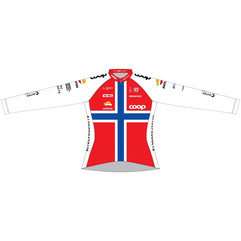 Team Coop-Repsol 2025 Women's Longsleeve jersey Norwegian Champion