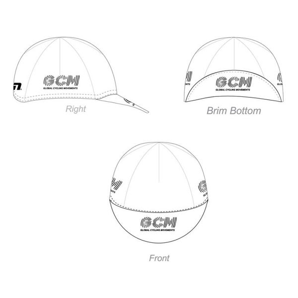 Cycling Cap GCM White