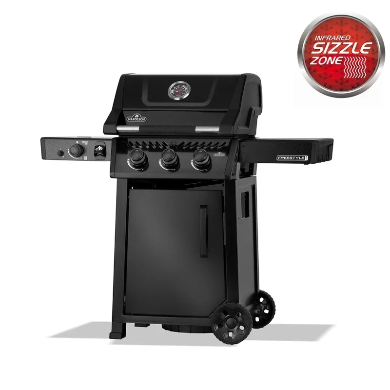 Napoleon Freestyle™ 365 PRO med SIZZLE ZONE™, sort