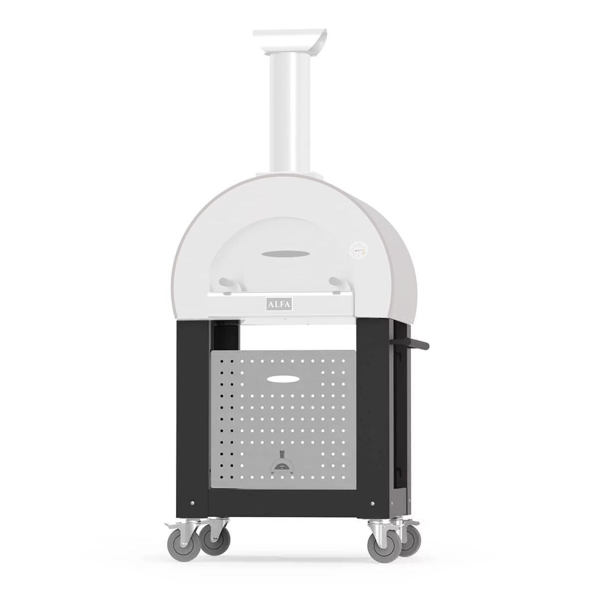Alfa Forni bund til pizzaovn 5 Minuti (Linea Classico), sort