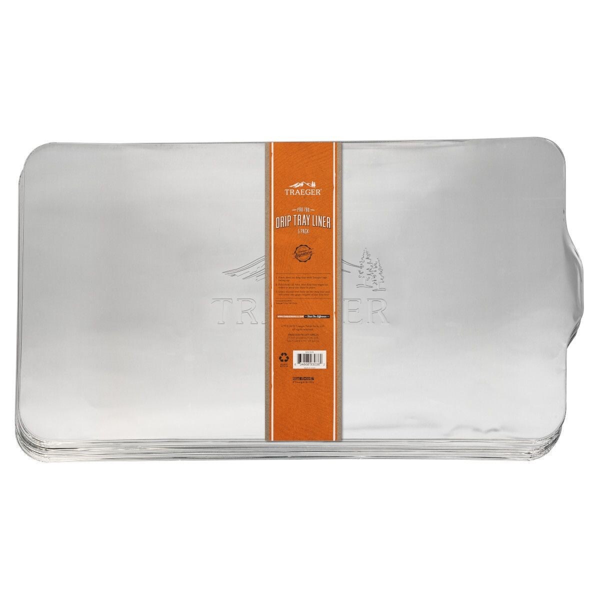 Traeger beskyttelsesfilm af aluminiumsplade til Pro 780 | 5-pak