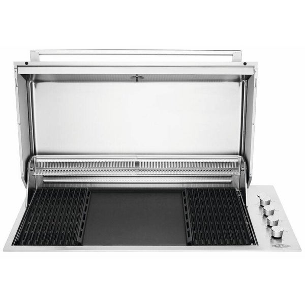 BeefEater Proline gasgrill med emhætte, indbygget grill