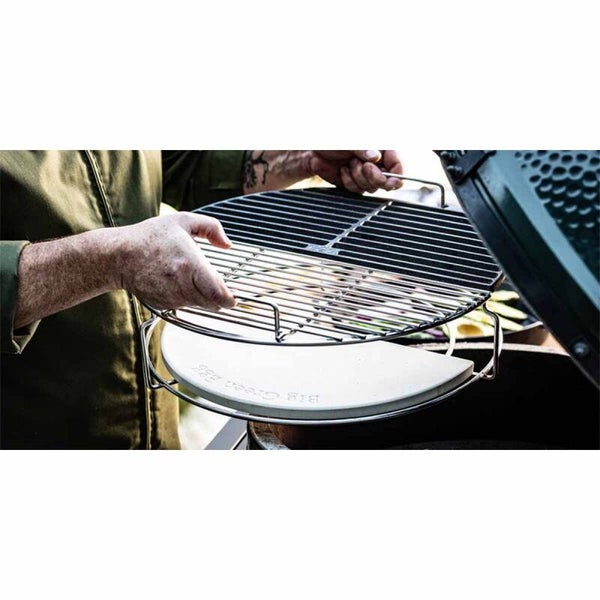 Big Green Egg ConvEGGtor Stone | Halvcirkelformet til L