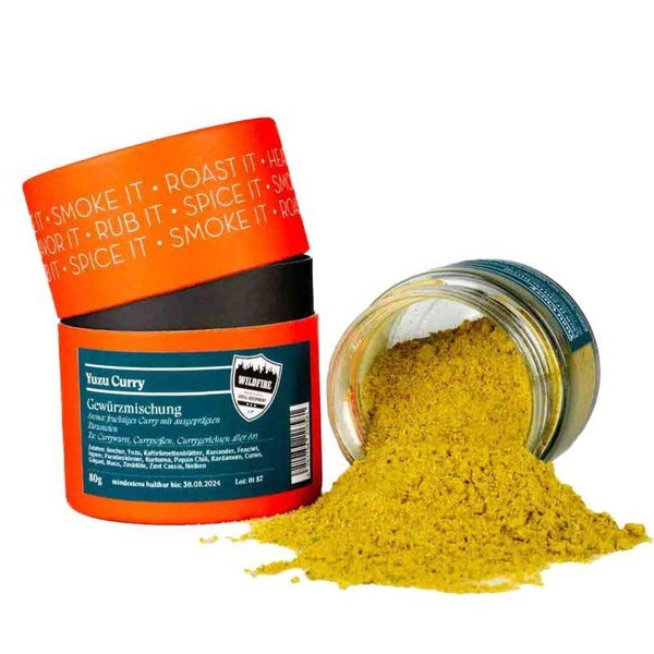 Big Green Egg Wildfire Yuzu Curry Krydderiblanding 80g