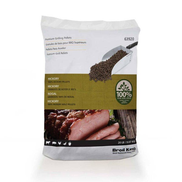 Broil King Hickory BBQ Træpiller | 9,07 kg