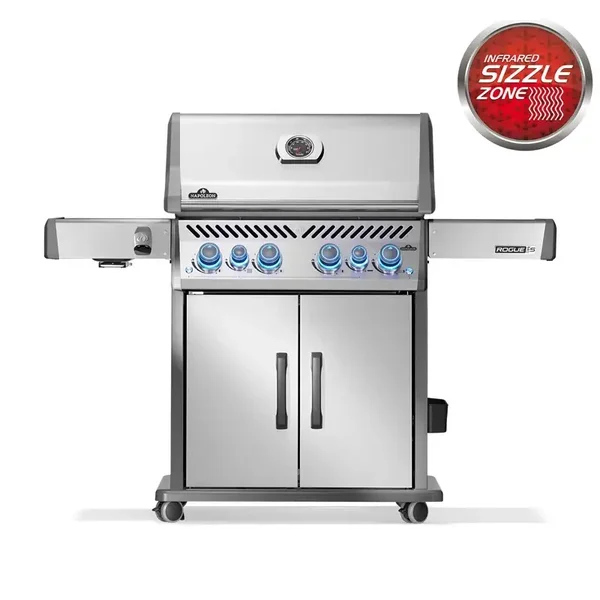 Napoleon Rogue PRO-S 525 med riste i rustfrit stål | Rustfrit stål
