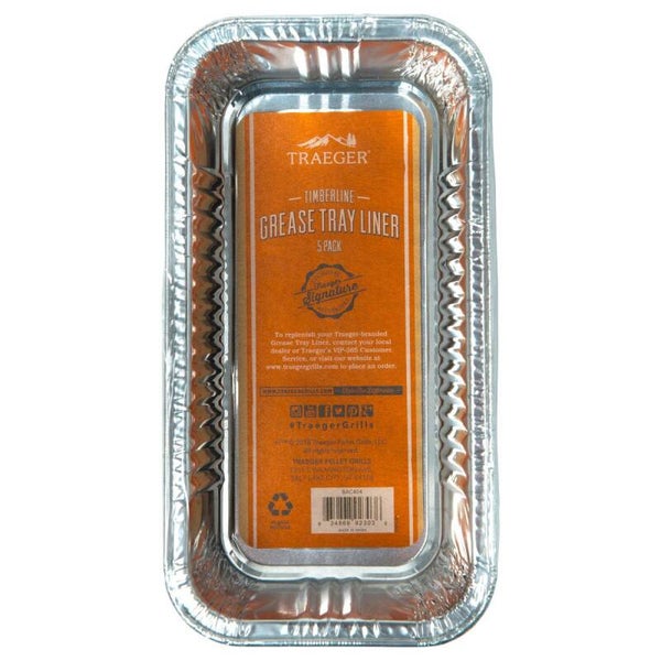 Traeger fedtbakke i aluminium til Timberline | 5-pak