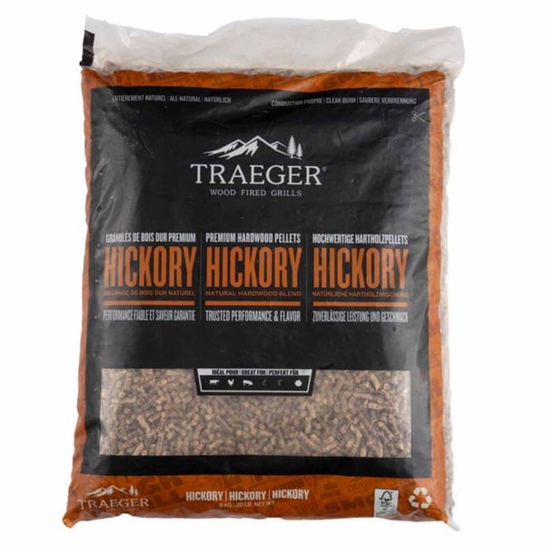Traeger Hårdttræspiller Hickory - 9 kg - FSC