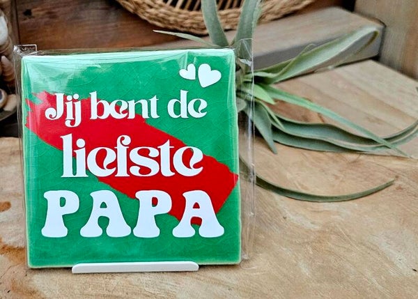 Gewone papa tegeltjes