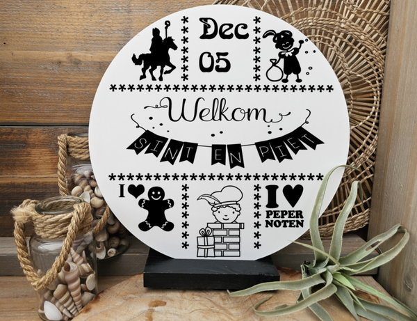 Sinterklaas decoratie cirkels