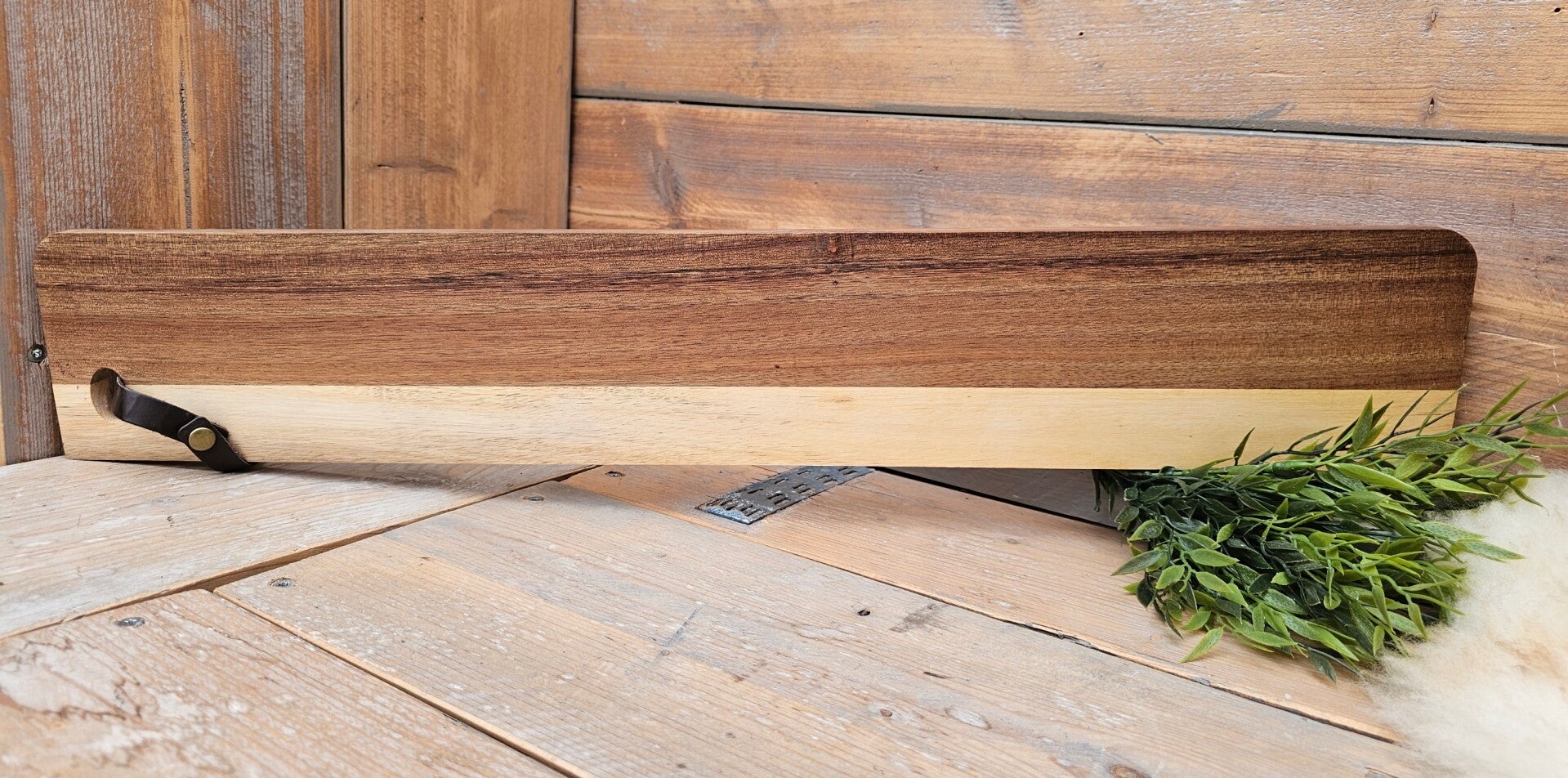 Borrelplank - rechthoekig - 70 x 12 cm