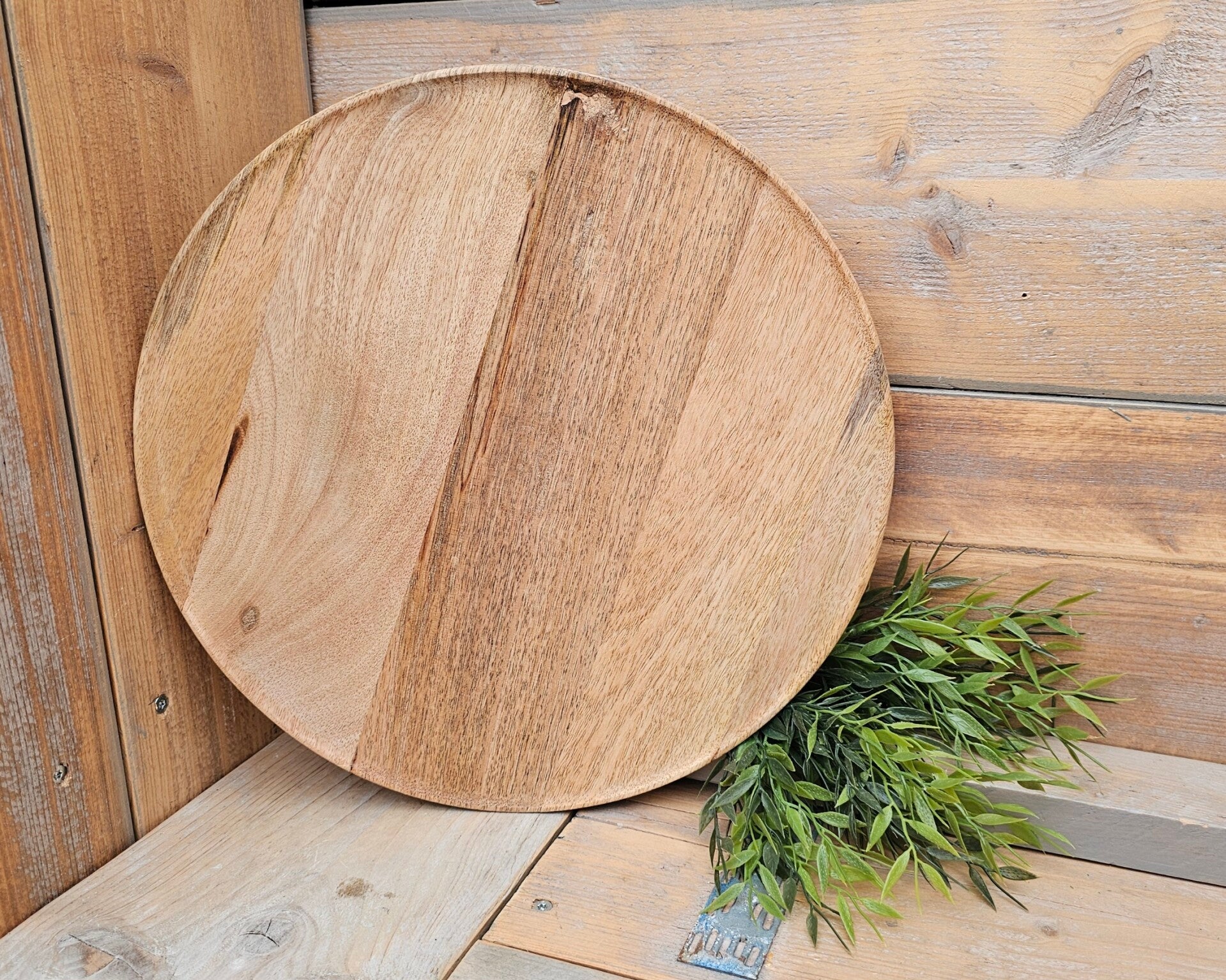 Borrelplank - Rond - Doorsnee 37 cm.