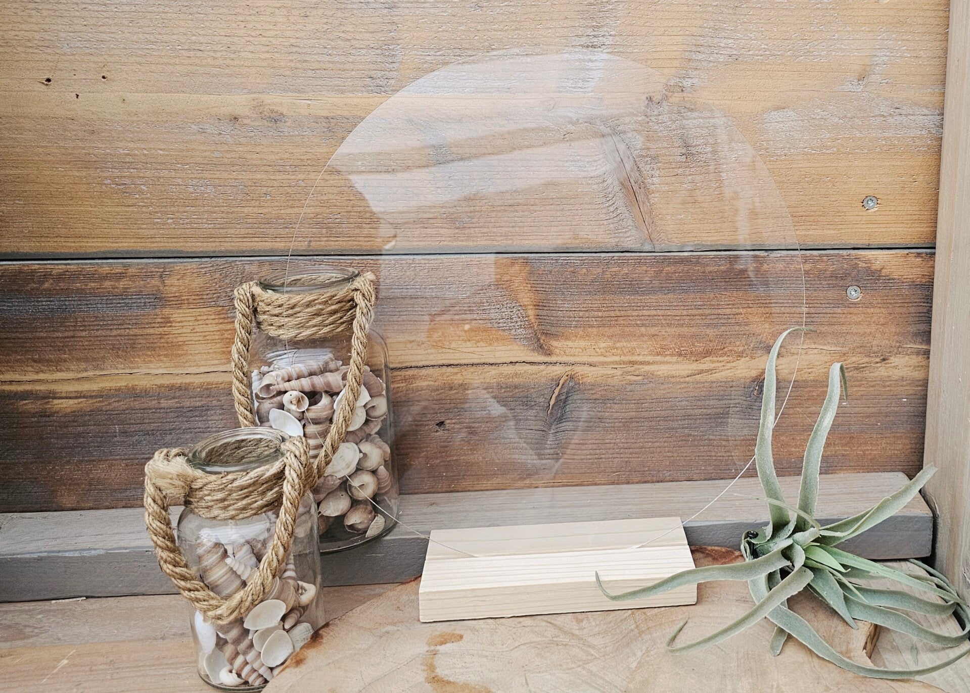 Blanco plexiglas cirkels