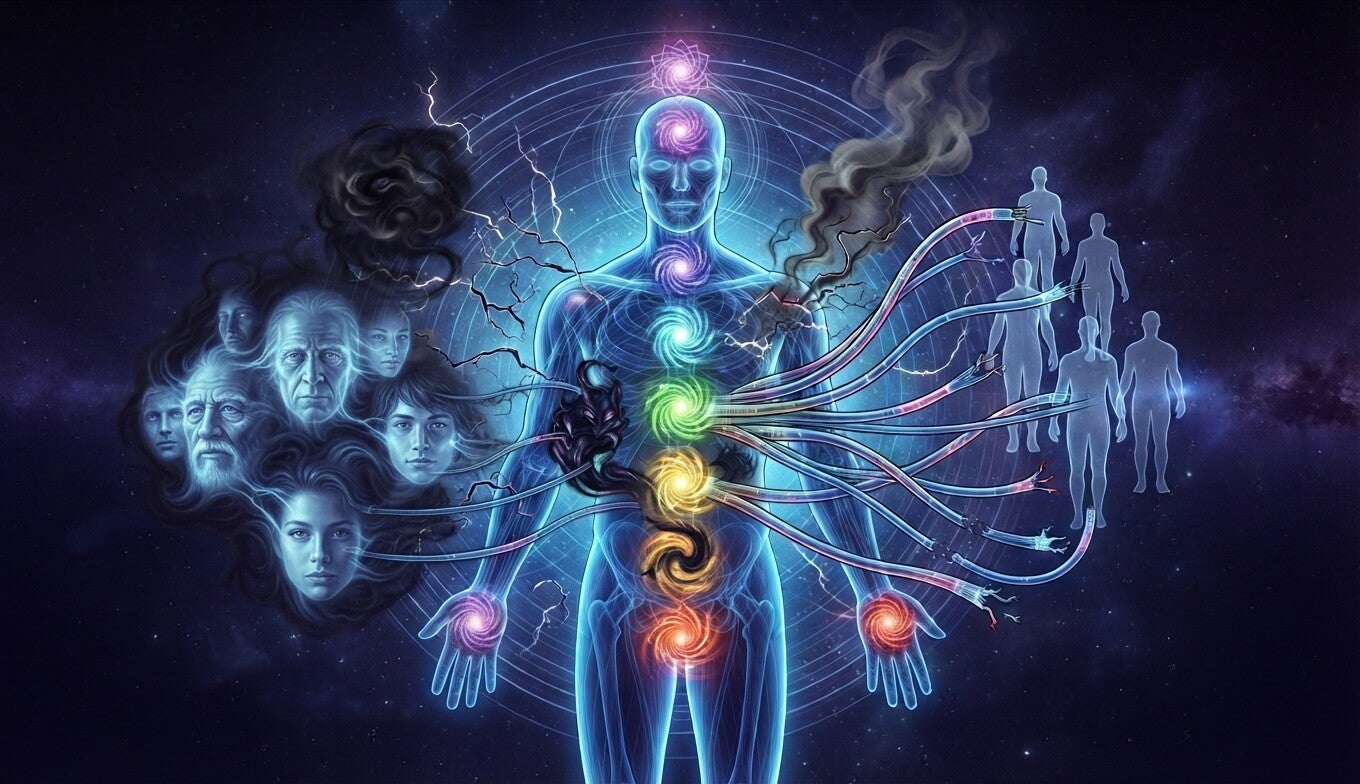 Hoe beïnvloedt afhankelijkheid je energieveld? Verken fysieke en emotionele klachten door chakradisbalansen en auralifters.