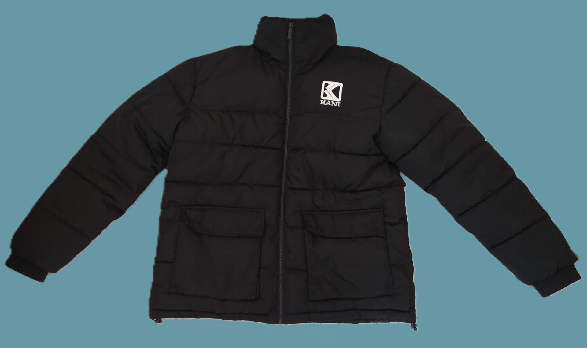 Karl Kani Pufferjacke, Y2K, Black