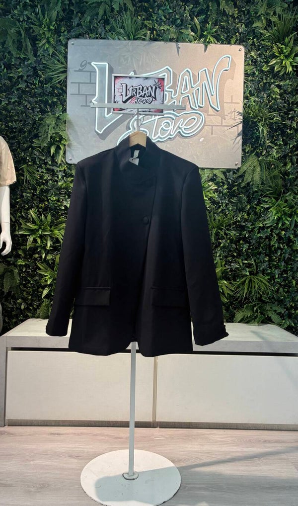 Blazer over con chiusura asimmetrica