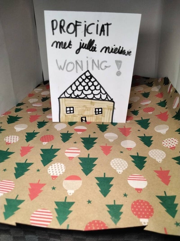 proficiat met jullie nieuwe woning