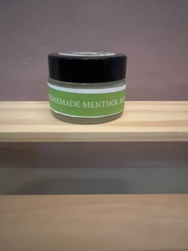 Homemade Menthol Rub .