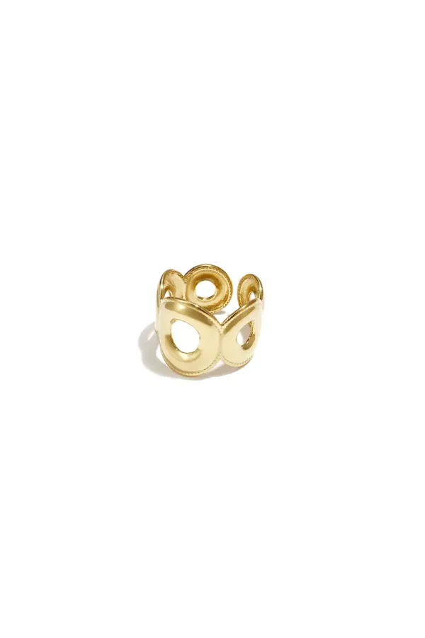Ring Met Cirkels - Goud