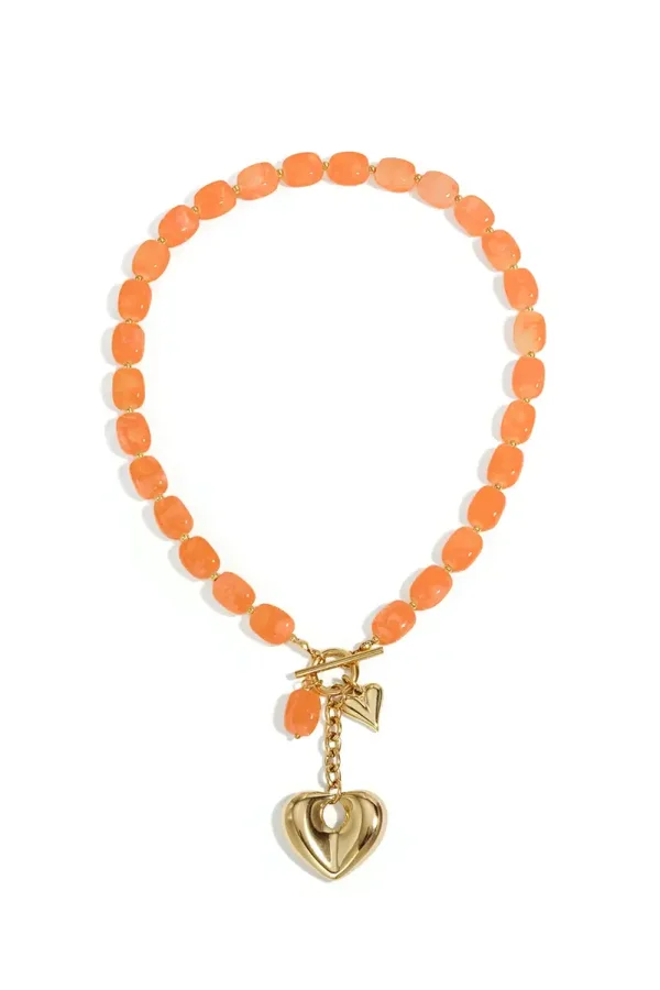Kralenketting Met Hangend Hart