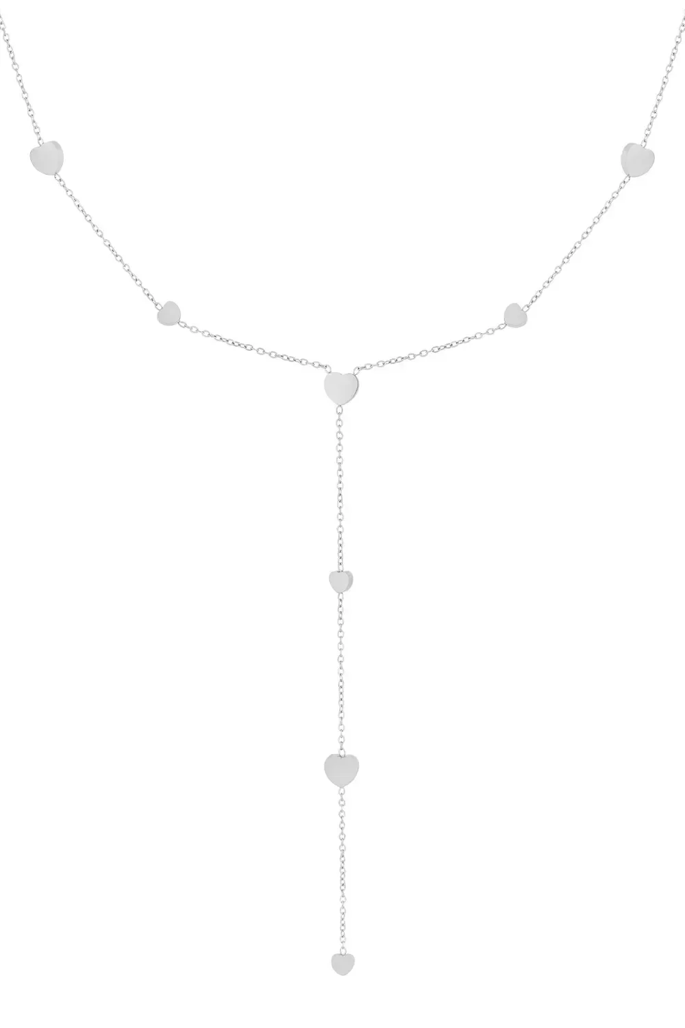 Hartjes Ketting - Zilver
