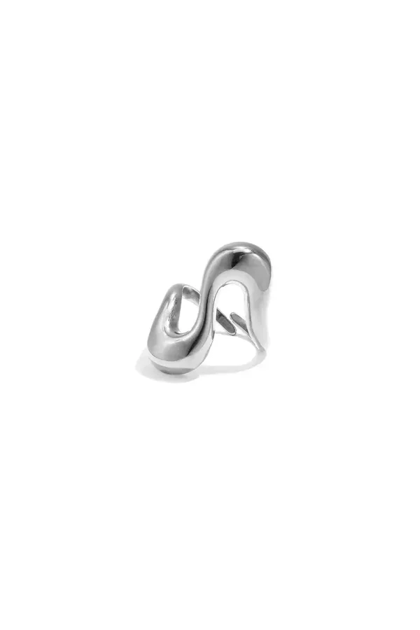 Ring Wavy - Zilver