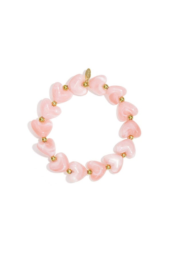 Kralenarmband Met Hartjes