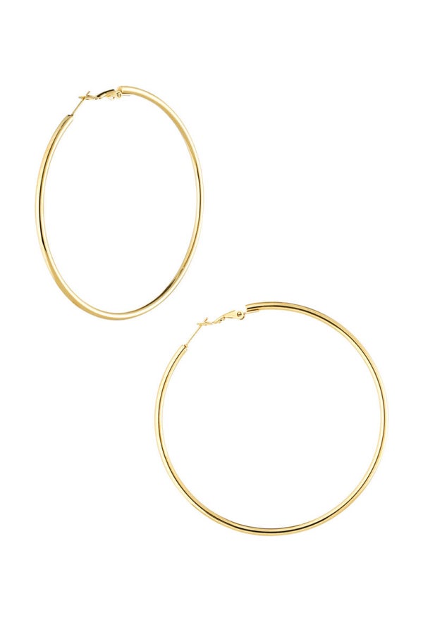 Oorringen 6 cm - Goud