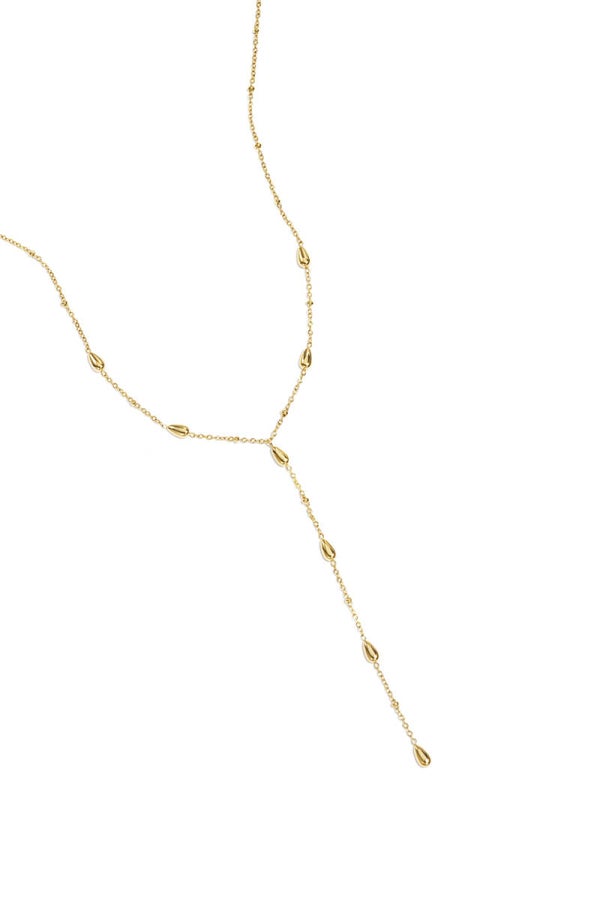 Ketting Met Druppels - Goud