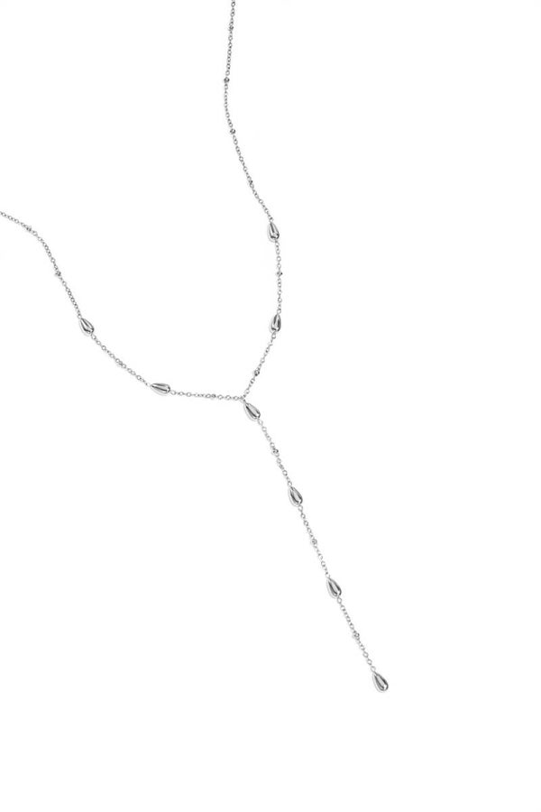 Ketting Met Druppels - Zilver