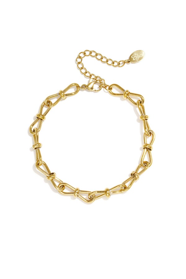 Schakelarmband Met Knoopdetails